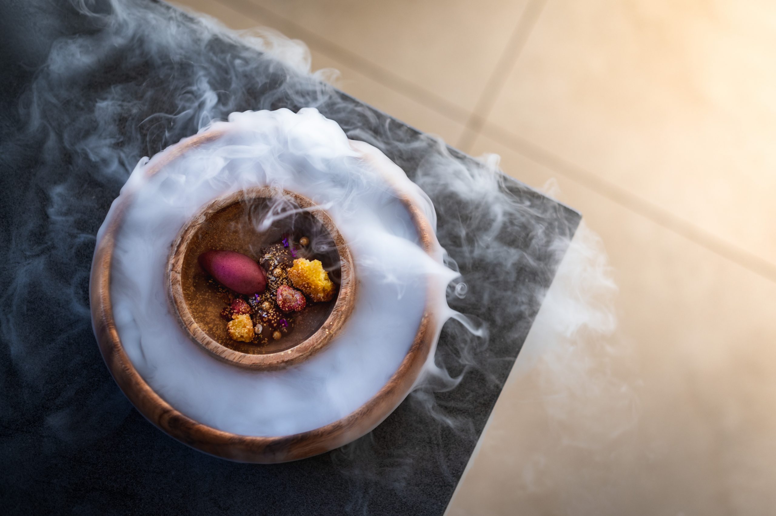 Dry Ice Dessert